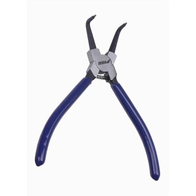 Dedra, Zange, Segerzange für Kreisschliessband 180mm 1254A11, innen gebogen. (180 mm) Dedra, Zange, Segerzange für Kreisschliessband 180mm 1254A11, innen gebogen. (180 mm)