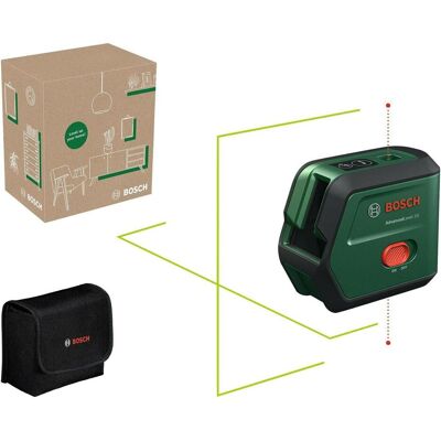 Bosch Hausgeräte, Linienlaser, Kreuzlinien-Laser AdvancedLevel 2G 15 m, Reichweite: 15 m (Kreuzlinienlaser) Bosch Hausgeräte, Linienlaser, Kreuzlinien-Laser AdvancedLevel 2G 15 m, Reichweite: 15 m (Kreuzlinienlaser)