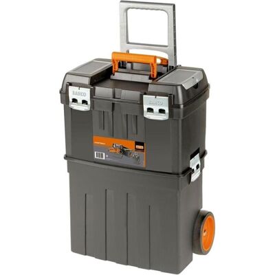 Bahco Werkzeugkoffer, Hoch belastbarer 470-mm-Kunststoff-Werkzeugkasten, 60 l Bahco Werkzeugkoffer, Hoch belastbarer 470-mm-Kunststoff-Werkzeugkasten, 60 l