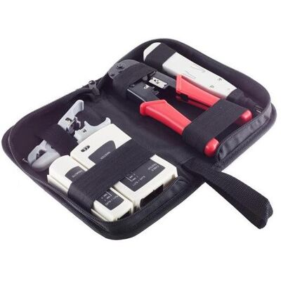 Shiverpeaks -BASIC-S--Werkzeugset, Netzwerk, 4-teilig, mit Tasche (Werkzeug), Zubehör Netzwerk Shiverpeaks -BASIC-S--Werkzeugset, Netzwerk, 4-teilig, mit Tasche (Werkzeug), Zubehör Netzwerk