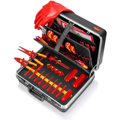 Knipex, Werkzeugkoffer, Werkzeugkoffer "Basic" E-Mobilität (34 Teile) Knipex, Werkzeugkoffer, Werkzeugkoffer "Basic" E-Mobilität (34 Teile)