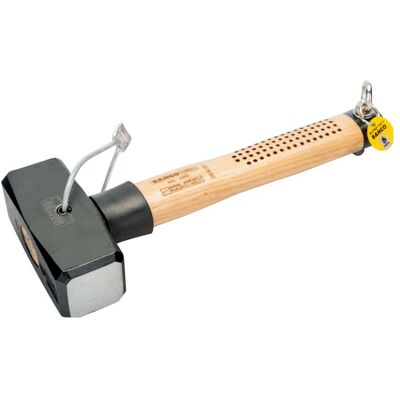 Irimo, Hammer, Fäustel mit Drahtschlaufe und Hickory-Stiel, 2 kg (2150 g) Irimo, Hammer, Fäustel mit Drahtschlaufe und Hickory-Stiel, 2 kg (2150 g)