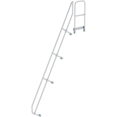 Munk, Leiter + Gerüst, Zweiter Handlauf für Treppe mit Plattform 60° 14 Stufen Munk, Leiter + Gerüst, Zweiter Handlauf für Treppe mit Plattform 60° 14 Stufen