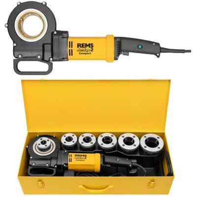 Rems, Gewindeschneider + Gewindebohrer, Amigo2 Compact Set R1/2-2 R 1/2-3/4-1-1 1/4-1 1/2-2" Rems, Gewindeschneider + Gewindebohrer, Amigo2 Compact Set R1/2-2 R 1/2-3/4-1-1 1/4-1 1/2-2"