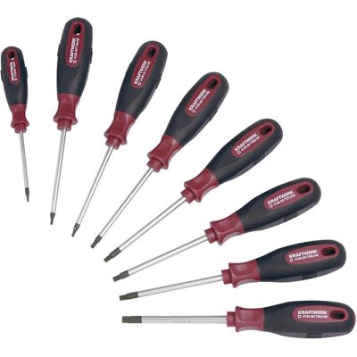 Kraftwerk, Schraubenzieher, 8-t ergokraft TX-Schraubendrehersatz (Pin-torx) Kraftwerk, Schraubenzieher, 8-t ergokraft TX-Schraubendrehersatz (Pin-torx)