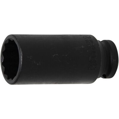 BGS, Steckschlüssel + Stecknuss, Kraft-Steckschlüssel-Einsatz Zwölfkant Antrieb Innenvierkant 12,5 mm (1/2") SW 27 mm (27 mm) BGS, Steckschlüssel + Stecknuss, Kraft-Steckschlüssel-Einsatz Zwölfkant Antrieb Innenvierkant 12,5 mm (1/2") SW 27 mm (27 mm)
