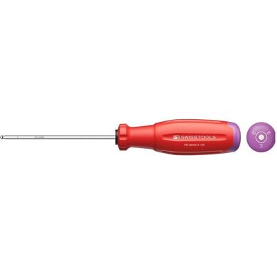 Packard Bell Swiss Tools, Sechskantschlüssel, Innensechskant-Schraubenzieher PB 38206 SwissGrip Evo Gr. 3 100 mm Packard Bell Swiss Tools, Sechskantschlüssel, Innensechskant-Schraubenzieher PB 38206 SwissGrip Evo Gr. 3 100 mm