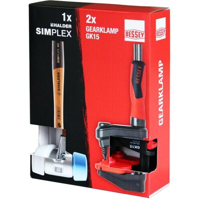 Bessey, Schraubstock + Zwinge, Getriebezwingeset Gearklamp GK 150/60 (150 mm) Bessey, Schraubstock + Zwinge, Getriebezwingeset Gearklamp GK 150/60 (150 mm)