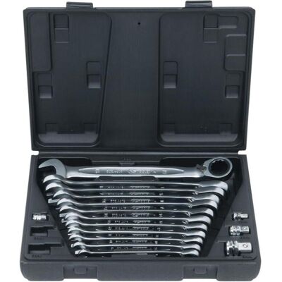 KS Tools GEARplus Ratschen-Schlüsselsatz - 72 Zähne, Chrom-Vanadium Stahl, 16 Teile KS Tools GEARplus Ratschen-Schlüsselsatz - 72 Zähne, Chrom-Vanadium Stahl, 16 Teile