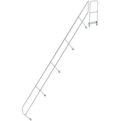 Munk, Leiter + Gerüst, Zweiter Handlauf für Treppe mit Plattform 45° 18 Stufen (Gerüst, 46 cm) Munk, Leiter + Gerüst, Zweiter Handlauf für Treppe mit Plattform 45° 18 Stufen (Gerüst, 46 cm)
