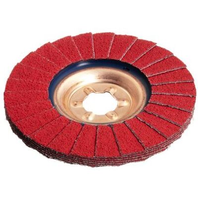 Lukas, Schleifmittel, Fächerscheibe SLTT Ceramic Ø 115 mm Körnung 40 flach INOX/Stahl Keramikkorn CO (40) Lukas, Schleifmittel, Fächerscheibe SLTT Ceramic Ø 115 mm Körnung 40 flach INOX/Stahl Keramikkorn CO (40)