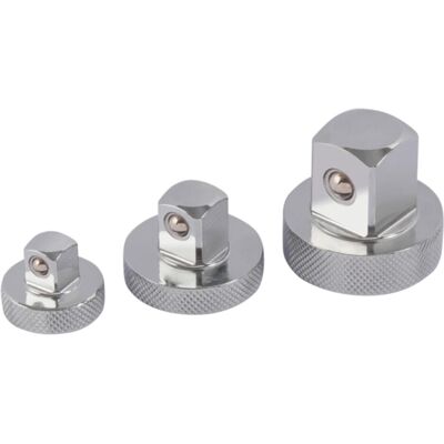 Kraftwerk, Steckschlüssel + Stecknuss, Schmalprofil-Übergangstück-Satz (1/2", 1/4", 3/8") Kraftwerk, Steckschlüssel + Stecknuss, Schmalprofil-Übergangstück-Satz (1/2", 1/4", 3/8")