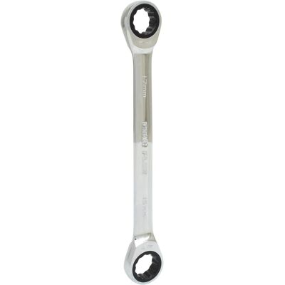 BRW, Schraubenschlüssel, Doppel-Ratschenringschlüssel (17 mm, 19 mm) BRW, Schraubenschlüssel, Doppel-Ratschenringschlüssel (17 mm, 19 mm)