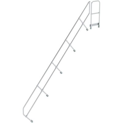 Munk Günzburger Steigtechnik Handlauf Aluminium - 17 Stufen - 45° Treppe - Stufentiefe 225mm Munk Günzburger Steigtechnik Handlauf Aluminium - 17 Stufen - 45° Treppe - Stufentiefe 225mm
