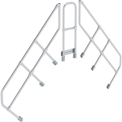 Munk, Leiter + Gerüst, Zweiter Handlauf für Überstieg 45° 6 Stufen (Gerüst, 46 cm) Munk, Leiter + Gerüst, Zweiter Handlauf für Überstieg 45° 6 Stufen (Gerüst, 46 cm)