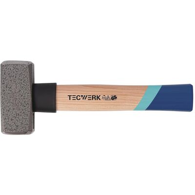 Tecwerk, Hammer, Fäustel Kopfgewicht 1500 g Hickory Stielschutzhülse (1500 g) Tecwerk, Hammer, Fäustel Kopfgewicht 1500 g Hickory Stielschutzhülse (1500 g)