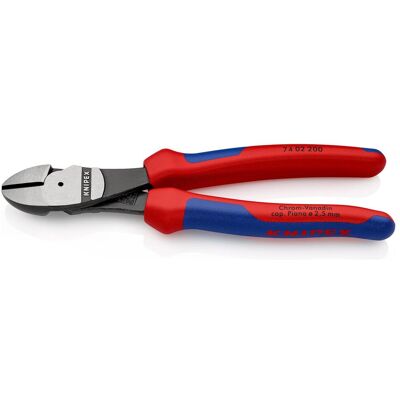 Knipex, Bolzenschneider + Seitenschneider, Kraft-Seitenschneider 74 02 200 SB (200 mm) Knipex, Bolzenschneider + Seitenschneider, Kraft-Seitenschneider 74 02 200 SB (200 mm)
