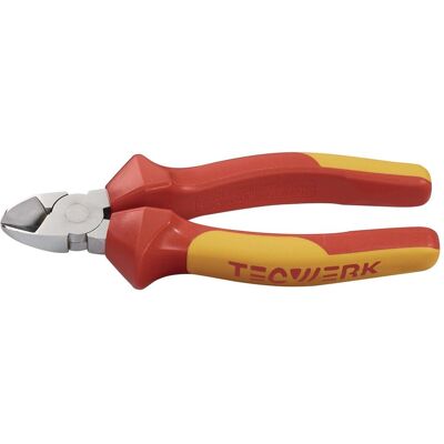 Tecwerk, Bolzenschneider + Seitenschneider, Seitenschneider Länge 130 mm VDE Mehrkomponenten-Hüllen (130 mm) Tecwerk, Bolzenschneider + Seitenschneider, Seitenschneider Länge 130 mm VDE Mehrkomponenten-Hüllen (130 mm)