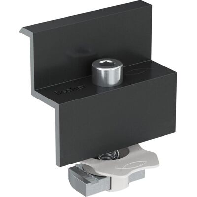Fischer, Schraubstock + Zwinge, Endklemme vorm. PM F 40 AL sw Fischer, Schraubstock + Zwinge, Endklemme vorm. PM F 40 AL sw