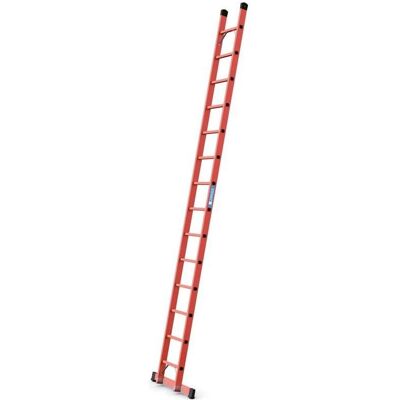 Zarges, Leiter + Gerüst, Kunststoff-Anlegeleiter Z600, 14 Sprossen Leiterlänge 4,16 m (Anlegeleiter, 416 cm) Zarges, Leiter + Gerüst, Kunststoff-Anlegeleiter Z600, 14 Sprossen Leiterlänge 4,16 m (Anlegeleiter, 416 cm)