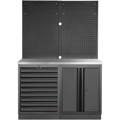 Kraftwerk, Werkstattschrank, MOBILIO BLK Kombi Edelstahl (136 cm, 200 cm) Kraftwerk, Werkstattschrank, MOBILIO BLK Kombi Edelstahl (136 cm, 200 cm)