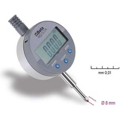 BETA, Messuhr + Messschraube, 016620311 1662Dgt/A-Digitales Zifferblatt 0-12,5 mm BETA, Messuhr + Messschraube, 016620311 1662Dgt/A-Digitales Zifferblatt 0-12,5 mm