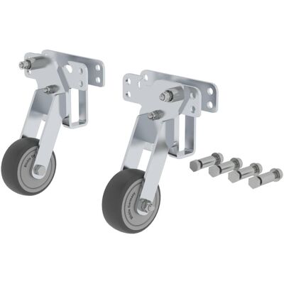 Munk, Leiter + Gerüst, Nachrüstsatz 'roll-bar' passend für Nachrüst-Traverse aus Aluminium oder GFK Munk, Leiter + Gerüst, Nachrüstsatz 'roll-bar' passend für Nachrüst-Traverse aus Aluminium oder GFK