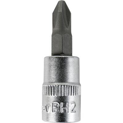 Stier, Steckschlüssel + Stecknuss, Phillips-Bit-Steckschlüsseleinsatz 1/4", PH 0 Stier, Steckschlüssel + Stecknuss, Phillips-Bit-Steckschlüsseleinsatz 1/4", PH 0