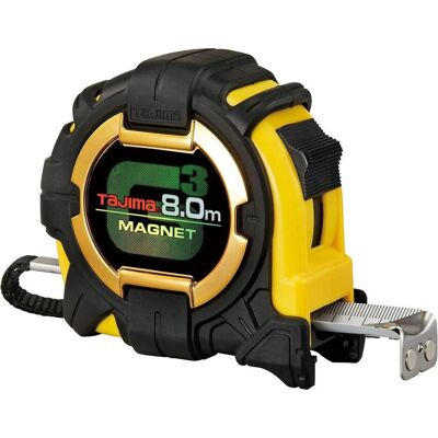 Tajima, Längenmesswerkzeug, Roulette with magnet 8m G3Lock 27 (8 m) Tajima, Längenmesswerkzeug, Roulette with magnet 8m G3Lock 27 (8 m)