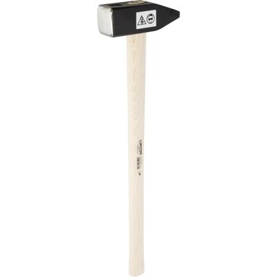 RUTHE Vorschlaghammer - 3kg Schwarz lackierter Stahl mit Eschenstiel RUTHE Vorschlaghammer - 3kg Schwarz lackierter Stahl mit Eschenstiel