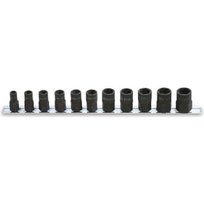 BETA, Gewindeschneider + Gewindebohrer, 014280111 3/8"" und 1/2"" Schrauben- und Mutternlöser-Set 11-teilig BETA, Gewindeschneider + Gewindebohrer, 014280111 3/8"" und 1/2"" Schrauben- und Mutternlöser-Set 11-teilig