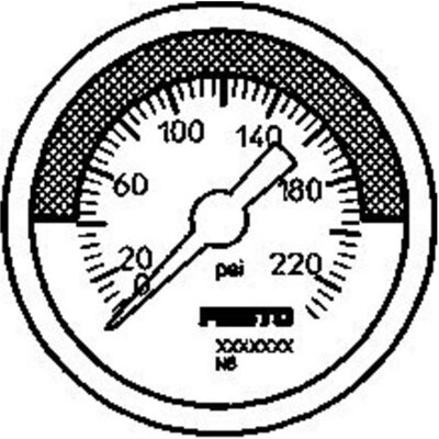 Festo, Detektor, MA-40-232-R1/8-PSI-E-RG 526787 Manometer (Druckmessgerät) Festo, Detektor, MA-40-232-R1/8-PSI-E-RG 526787 Manometer (Druckmessgerät)