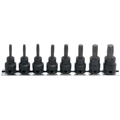 Koken, Steckschlüssel + Stecknuss, Steckschlüsselsatz TORX Impact RS13025/8-L50 Koken, Steckschlüssel + Stecknuss, Steckschlüsselsatz TORX Impact RS13025/8-L50