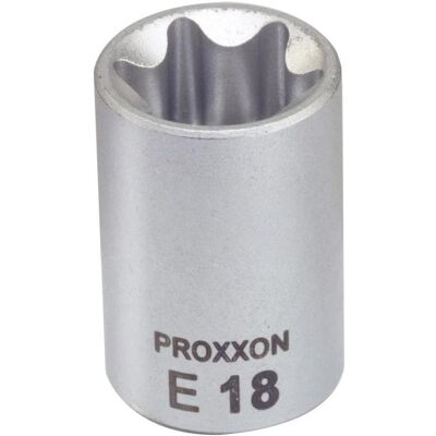 Proxxon, Steckschlüssel + Stecknuss, 3/8" Aussentorx-Einsatz E 18 Proxxon, Steckschlüssel + Stecknuss, 3/8" Aussentorx-Einsatz E 18