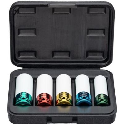 Vigor, Steckschlüssel + Stecknuss, Schlagschrauber Steckschlüsseleinsatz Satz ∙ V2257 ∙ Vierkant12,5 mm (1/2 Zoll) ∙ Aussen Sechs… (15 mm, 17 mm, 19 mm, 21 mm, 22 mm) Vigor, Steckschlüssel + Stecknuss, Schlagschrauber Steckschlüsseleinsatz Satz ∙ V2257 ∙ Vierkant12,5 mm (1/2 Zoll) ∙ Aussen Sechs… (15 mm, 17 mm, 19 mm, 21 mm, 22 mm)