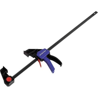 Workpro, Schraubstock + Zwinge, Einhandzwinge Heavy Duty 60 mm WP232042 Produktabmessung, Länge: 600 mm Workpro, Schraubstock + Zwinge, Einhandzwinge Heavy Duty 60 mm WP232042 Produktabmessung, Länge: 600 mm