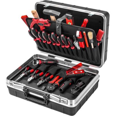 Cimco, Werkzeugkoffer, ECO Plus 172021 Lehrlinge Werkzeugkoffer bestückt 26teilig (L x B x H) 395 x 455 x 205 mm (26 Teile) Cimco, Werkzeugkoffer, ECO Plus 172021 Lehrlinge Werkzeugkoffer bestückt 26teilig (L x B x H) 395 x 455 x 205 mm (26 Teile)