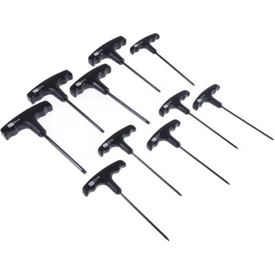 RS PRO, Sechskantschlüssel, Schraubendreher Satz Torx mit T-Griff RS PRO, Sechskantschlüssel, Schraubendreher Satz Torx mit T-Griff