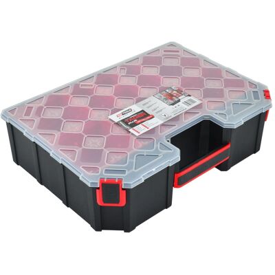 Awtools, Sortimentskasten, ORGANIZER TAGER PLUS Z KUBEŁKAMI ŚREDNI 390x284x105mm Awtools, Sortimentskasten, ORGANIZER TAGER PLUS Z KUBEŁKAMI ŚREDNI 390x284x105mm