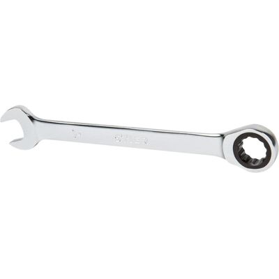 Stier, Schraubenschlüssel, Maul-Ringratschenschlüssel SW 10 mm (10 mm) Stier, Schraubenschlüssel, Maul-Ringratschenschlüssel SW 10 mm (10 mm)
