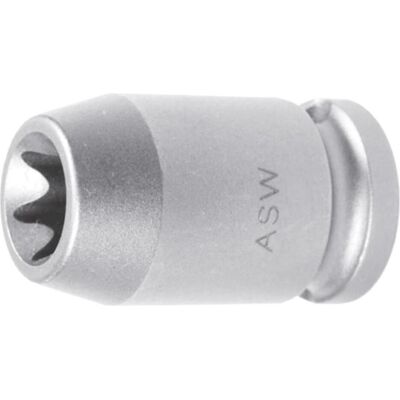 ASW, Steckschlüssel + Stecknuss, 3/8 Aussen Torx Steckschlüsseleinsatz E 6 ASW, Steckschlüssel + Stecknuss, 3/8 Aussen Torx Steckschlüsseleinsatz E 6