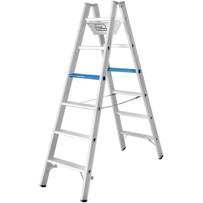 Iller - Ergo Plus - Aluminium - Blau 2x8 - Stepladder Iller - Ergo Plus - Aluminium - Blau 2x8 - Stepladder
