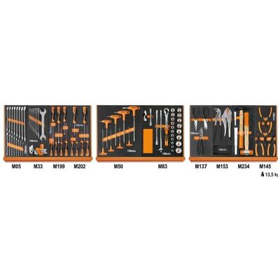 BETA, Werkzeugkoffer, 059041201 Gereedschapset 91-Delig in voorgevormde EVA foam inlegbakken BETA, Werkzeugkoffer, 059041201 Gereedschapset 91-Delig in voorgevormde EVA foam inlegbakken
