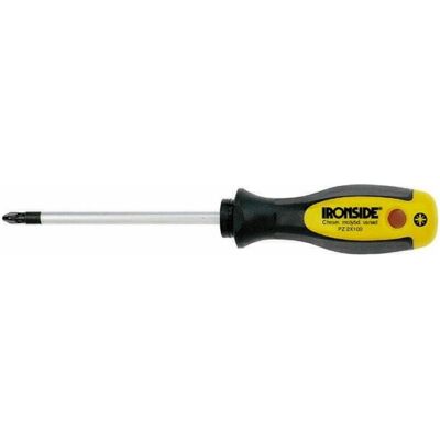 Ironside, Schraubenzieher, 120033 Werkstattschraubendreher PZ 2 x100 2-Komponenten-Griff Chrom-Vanadium-Stahl Ironside, Schraubenzieher, 120033 Werkstattschraubendreher PZ 2 x100 2-Komponenten-Griff Chrom-Vanadium-Stahl