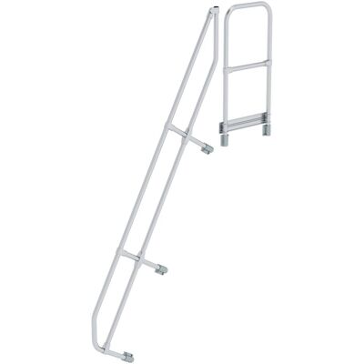Munk, Leiter + Gerüst, Zweiter Handlauf für Treppe mit Plattform 60° 9 Stufen Munk, Leiter + Gerüst, Zweiter Handlauf für Treppe mit Plattform 60° 9 Stufen