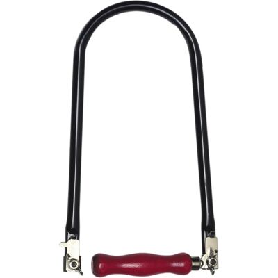 Pebaro, Handsäge, Laubsäge – Made in Germany, Laubsägebogen mit Stahlflügelmuttern, 13 mm Stahlrohr, 300 mm Ausladung Pebaro, Handsäge, Laubsäge – Made in Germany, Laubsägebogen mit Stahlflügelmuttern, 13 mm Stahlrohr, 300 mm Ausladung