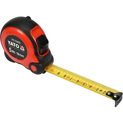 Yato, Längenmesswerkzeug, Massband YT-71076 (5 m) Yato, Längenmesswerkzeug, Massband YT-71076 (5 m)