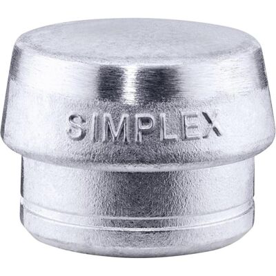 Halder, Zubehör Schlagwerkzeug, Schonhammerkopf SIMPLEX Kopf-Ø 80 mm Weichmetall silber hart Halder, Zubehör Schlagwerkzeug, Schonhammerkopf SIMPLEX Kopf-Ø 80 mm Weichmetall silber hart