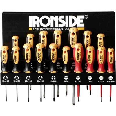 Ironside Schraubenzieher Set 17-teilig - Schraubendreher Ironside Schraubenzieher Set 17-teilig - Schraubendreher
