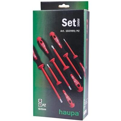 Haupa, Schraubenzieher, Schraubendreherset 6tlg Schraubendreher 102999/PZ Haupa, Schraubenzieher, Schraubendreherset 6tlg Schraubendreher 102999/PZ